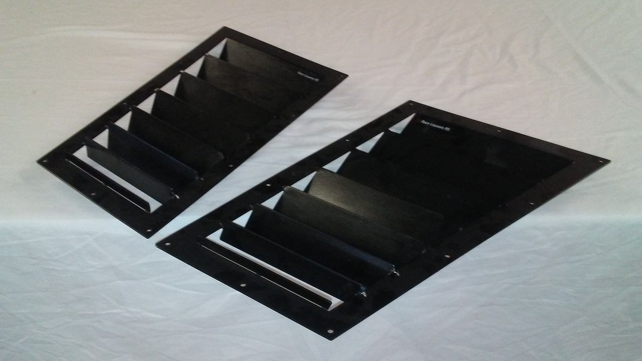 BMW E46 M3/Base '00-06 Side Hood Louvers Pair
