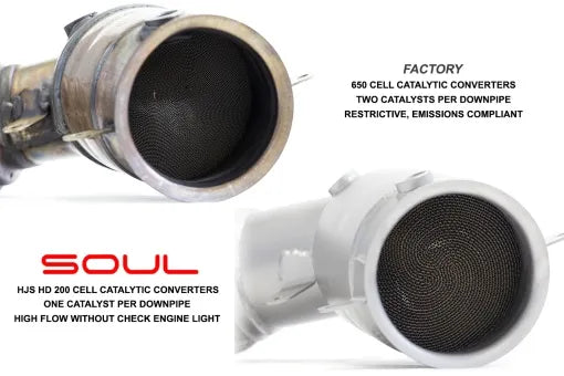 McLaren MP4-12C / 650S / 675LT SOUL Sport Downpipes