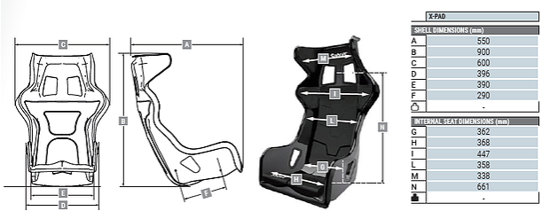 SABELT X-PAD SEAT