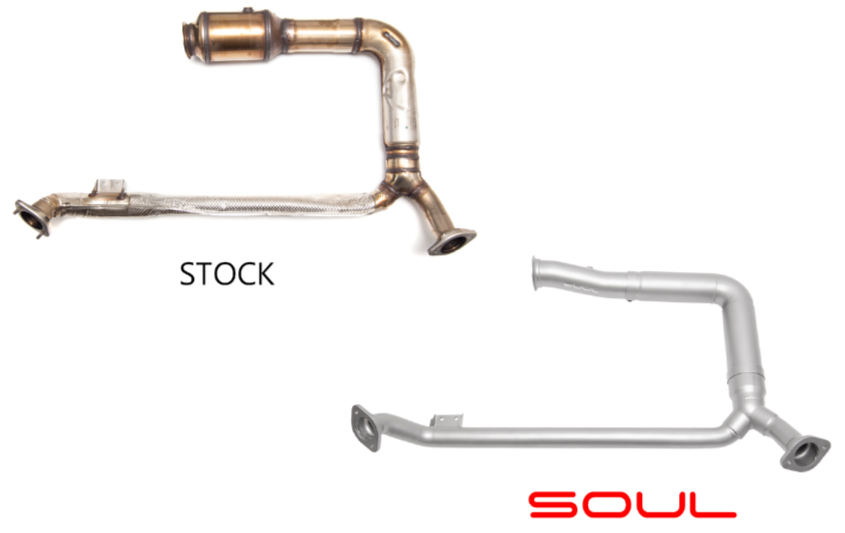 SOUL Porsche 718 Boxster / Cayman Competition Downpipe