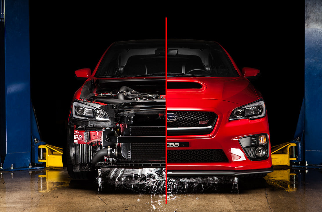 SUBARU FRONT MOUNT INTERCOOLER KIT (BLACK) STI 2015-2018