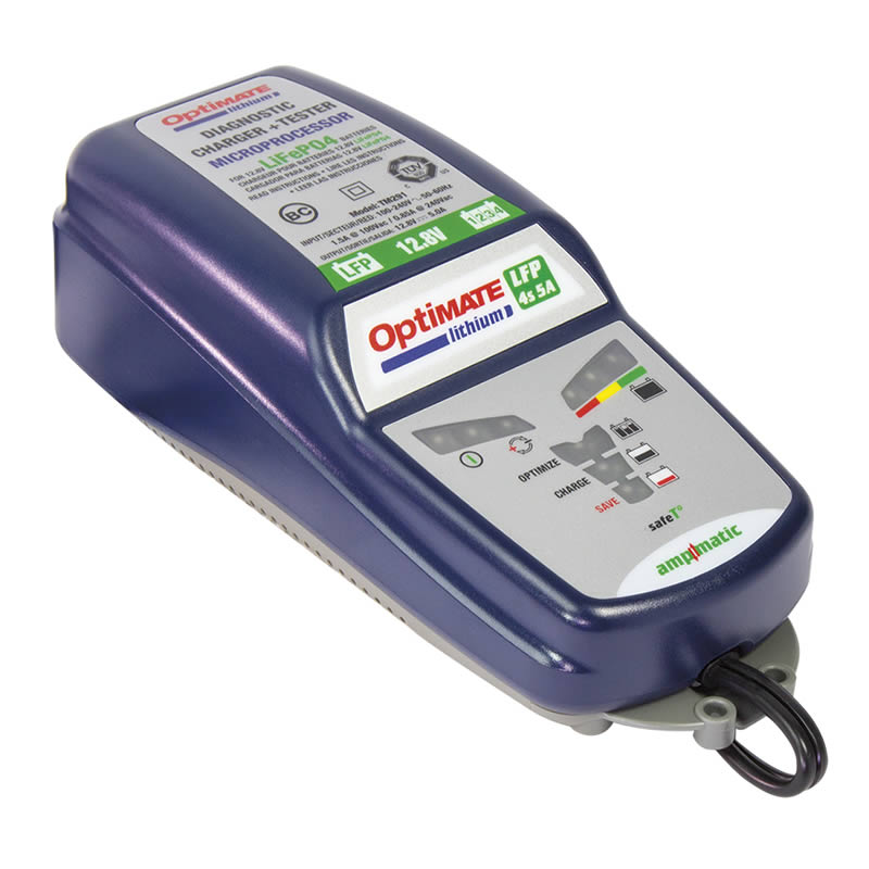 OptiMate TM-291 Lithium Charger Maintainer 5A